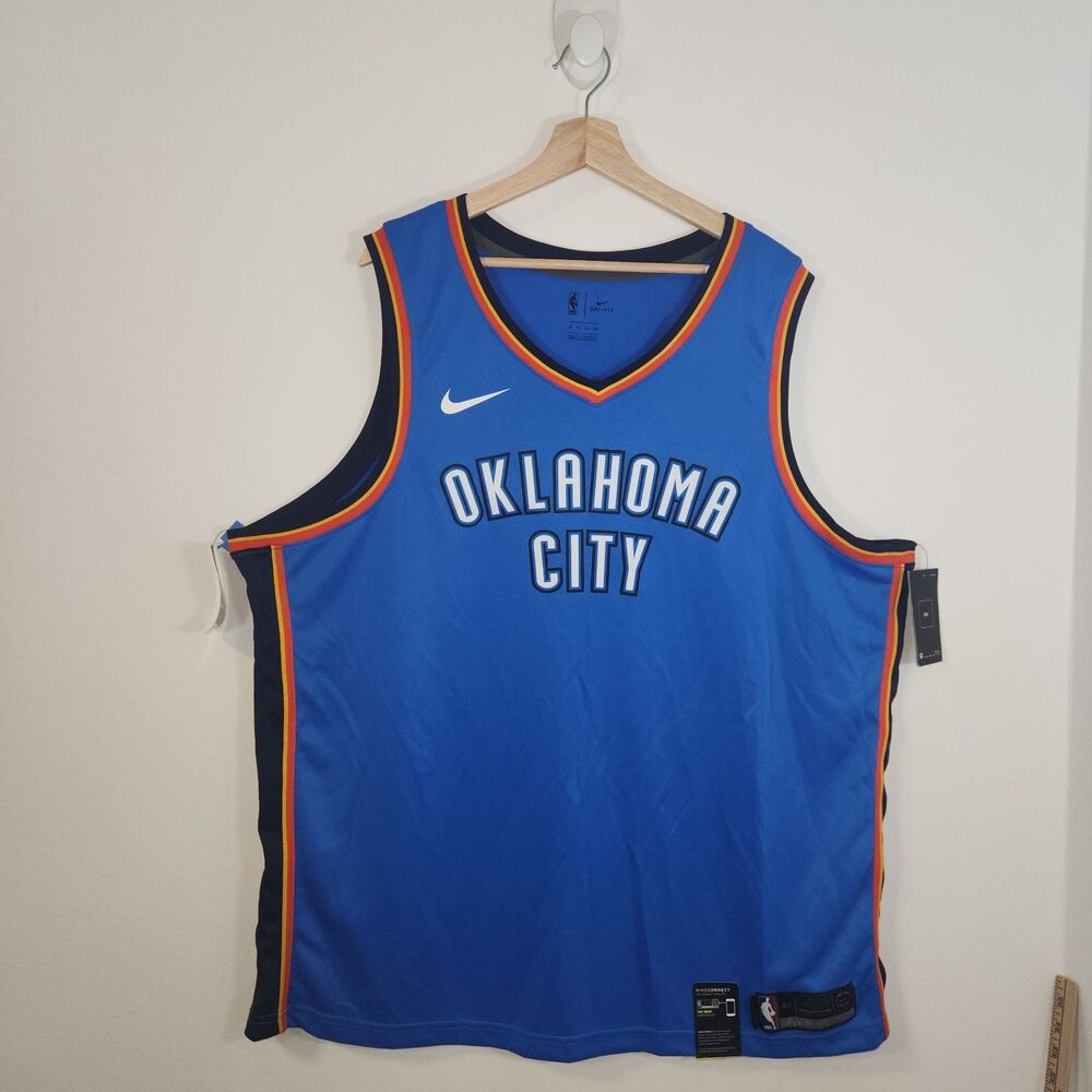 Oklahoma City Thunder Jersey NBA Basketball NIKE Swingman MENS SIZE 3XL NEW